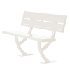 Acadia Steel Bench with Back - 4 Ft. or 6 Ft.