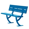 Acadia Steel Bench with Back - 4 Ft. or 6 Ft.