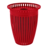Crown Trash Receptacle 32 Gallon Plastic Coated Tapered with Flared Top
