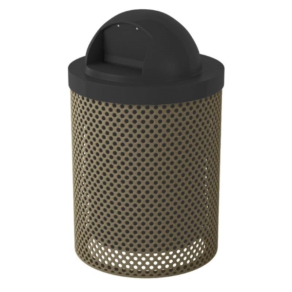 Perforated Trash Receptacle 32 Gallon