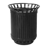 45 Gallon Iron Valley Powder-Coated Strap Steel Trash Can, 340 Lbs.