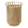 45 Gallon Iron Valley Powder-Coated Strap Steel Trash Can, 340 Lbs.