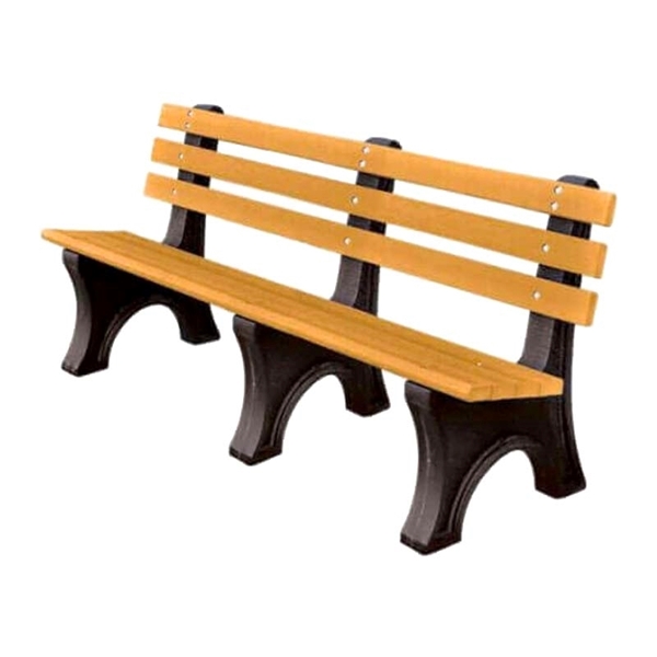 Recycled Plastic Slatted Garden Bench - 6 or 8 Ft.