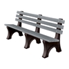 Recycled Plastic Slatted Garden Bench - 6 or 8 Ft.