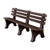 Recycled Plastic Slatted Garden Bench - 6 or 8 Ft.