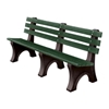 Recycled Plastic Slatted Garden Bench - 6 or 8 Ft.