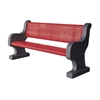 Concrete Bench with Powder Coated Seat
