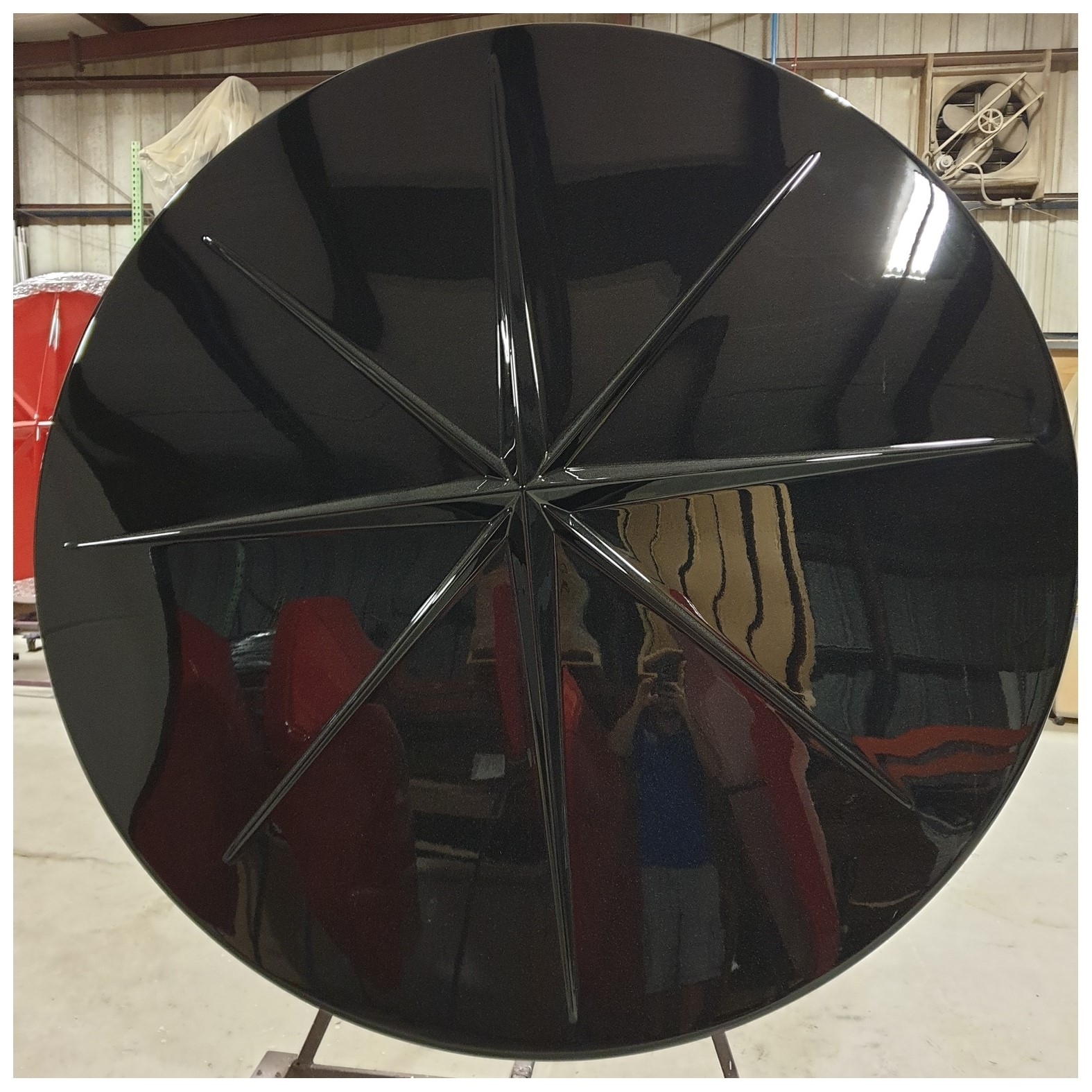 6 ft Starburst Fiberglass Umbrella – Picnic Furniture