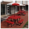 Two Tone Octagon Fiberglass Umbrella