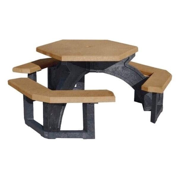 Hexagonal Picnic Table