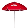 6.5 Ft. Printed Lifeguard, Steel Frame Umbrella with Aluminum Pole