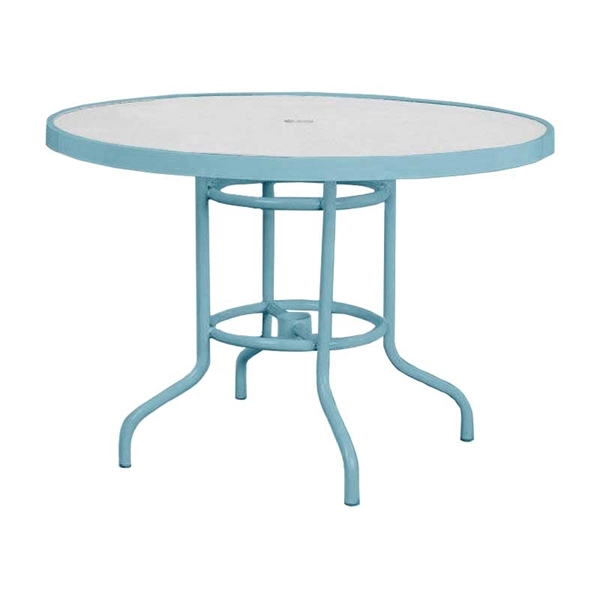 42" Round Acrylic Dining Table