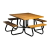Square Picnic Table 4 Ft. Recycled Plastic