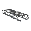 	6 Space Low Profile Bike Rack 5 Ft. 1 1/16 In. Galvanized Tube
