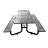 ADA Wheelchair Accessible Y-Base Picnic Table Perforated Steel