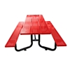 ADA Wheelchair Accessible Y-Base Picnic Table Perforated Steel