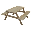 6 ft. Wooden Traditional Picnic Table - 156 lbs.