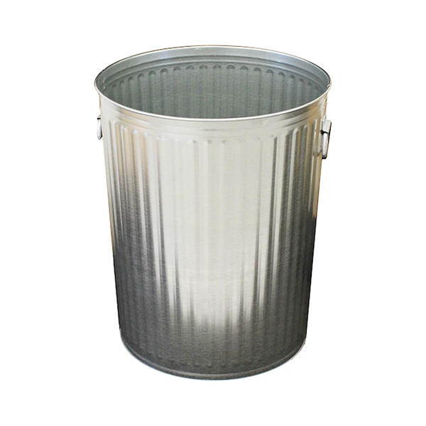 Picture of Quick Ship Galvanized Trash Can 32 Gallon with Lid, Portable