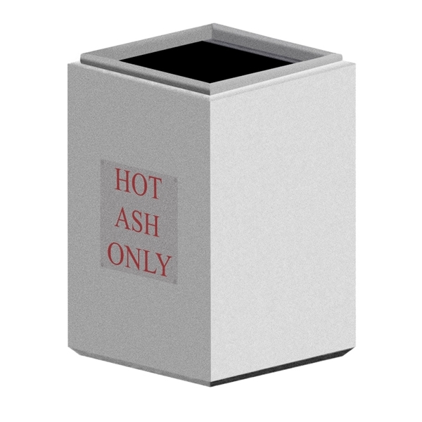Hot Ash Receptacle for Coals and Ash from BBQ Grills