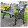 Wooden Bench With Back