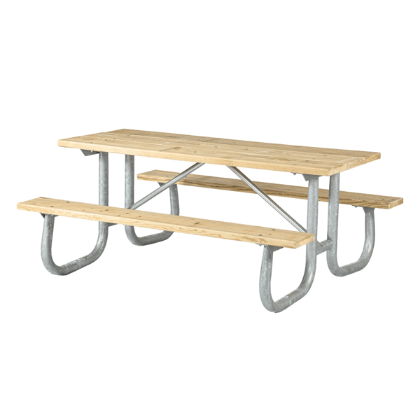 	Rectangular Wooden Picnic Tables 8 Ft