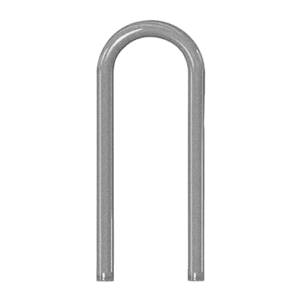 3 Space Loop Bike Rack 15 In. Galvanized 2 3/8 In. Pipe	