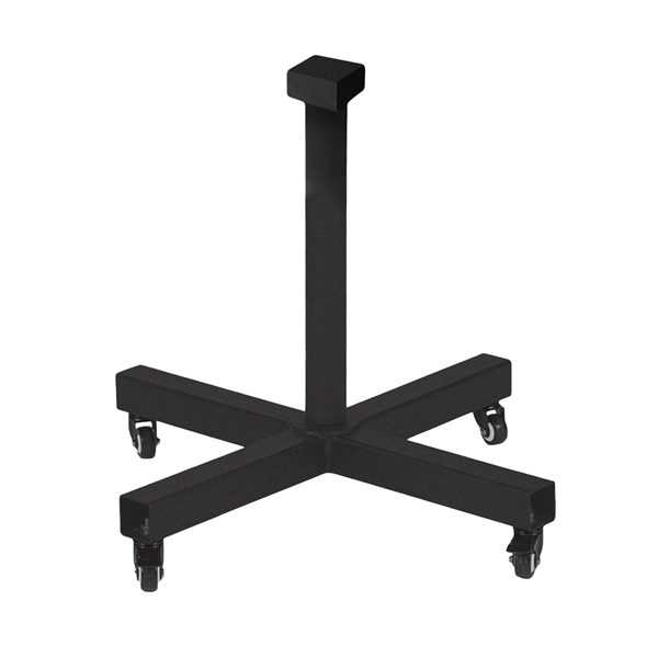 Portable Castor Grill Base for Covered Grill	
