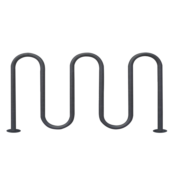Bike Rack 7 Space Loop Bike Rack 71 In. Galvanized 2 3/8 In. Pipe	