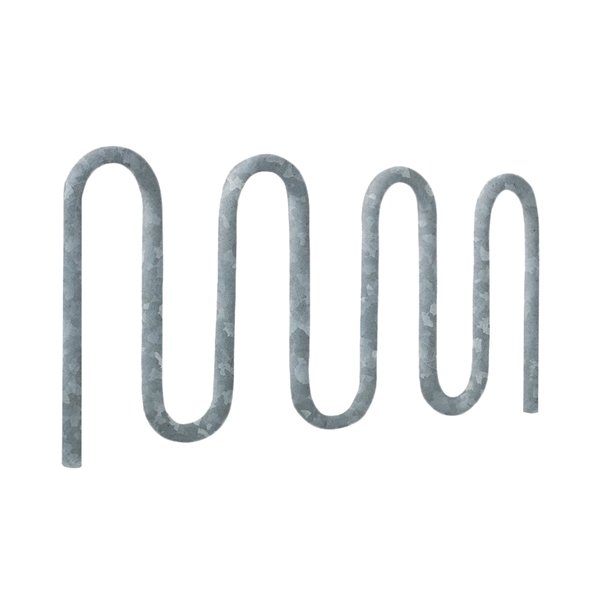 Bike Rack 9 Space Loop 88 In. Galvanized 1 5/8 In. Pipe	