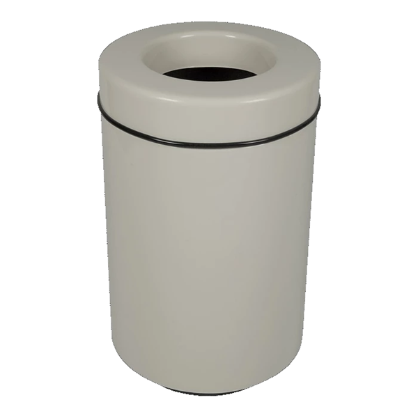 60 Gallon Round Fiberglass Trash Receptacle