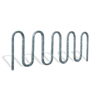 Bike Rack 11 Space Loop Bike Rack 113 In. Galvanized 1 5/8 In. Pipe	