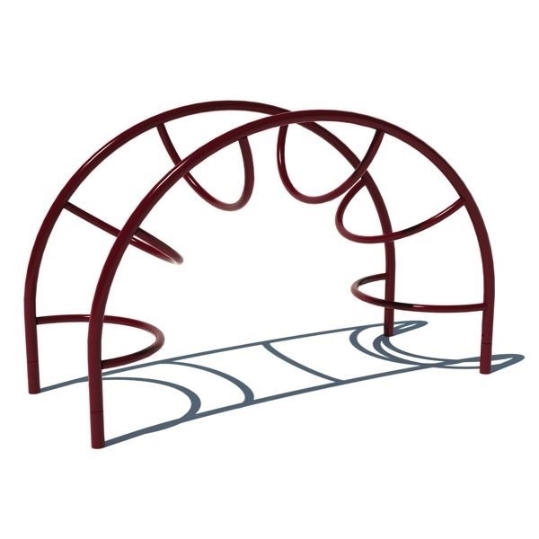 Single Hump Camel Jr. Playground Climber With Powder Coated Steel Frame - Freestanding Play