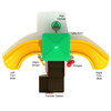 Powell’s Bay Commercial Playground Structure - Ages 2 To 12 Yr - Quick Ship - Top Primary Scheme