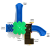 Village Greens Commercial Playground Equipment - Ages 2 To 12 Yr - Quick Ship - Primary Top