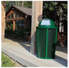 Trash Can Expanded Metal Basket Round