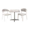 Rope Back Patio Armless Dining Chair