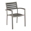 Faux Teak Dining Armchair