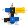 Los Arboles Playground Structure For Schools - Ages 2 To 12 Yr - Quick Ship - Primary Top