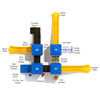 Brook’s Tower Playground Structure For Schools - Ages 5 To 12 Yr - Quick Ship - Primary Top