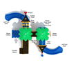 King’s Ridge Playground Equipment - Ages 2 To 12 Yr - Quick Ship - Primary Top