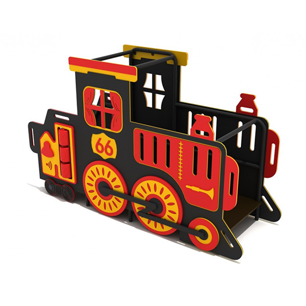 Train Playhouse Playground Equipment For Toddlers - Ages 6 To 23 Months - Primary Front