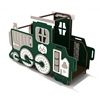 Train Playhouse Playground Equipment For Toddlers - Ages 6 To 23 Months - Neutral Back