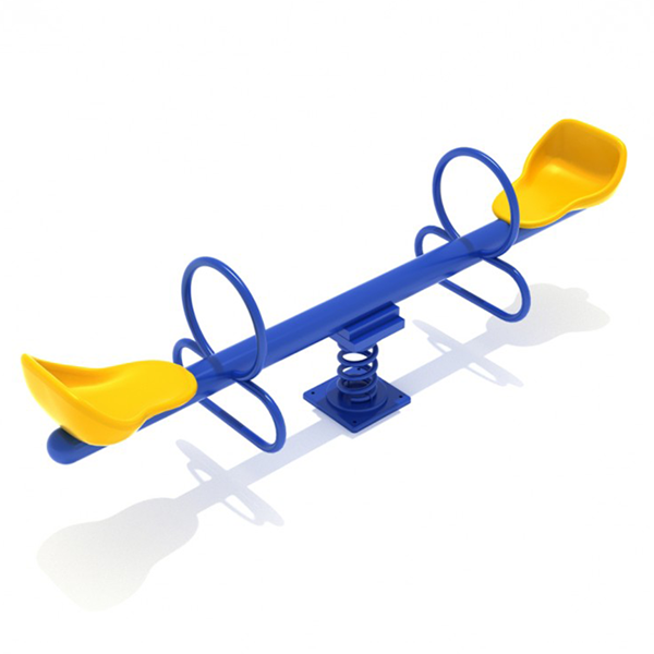 RockWell Teeter Duo Playground Spring Rider - Ages 2 To 5 Years - Primary