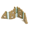 Craggy Mantle Playground Rock Wall Climber - Ages 5 To 12 Years