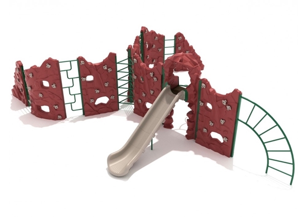 Craggy Crest Playground Rock Wall Climber - Ages 5 To 12 Years