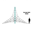 Interstellar Incline Rope Playground Climbers - Ages 5 To 12 Years