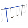 8 Foot High Elite Single Post Commercial Swing Set  - Add on Belt Seat