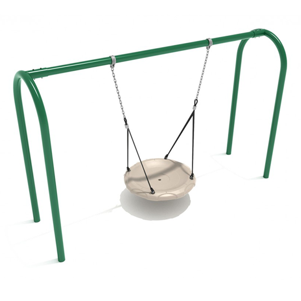 Elite Swing Set With Nest Swing - Rainforest Green
