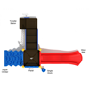 Bismarck Commercial Playground Set - Ages 2 To 12 Yr - Top