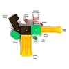 Renton Commercial Elementary School Playground Equipment - Ages 2 To 12 Yr - Top